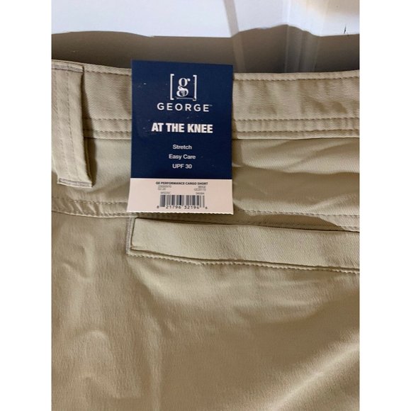 New George Stretch UPF 30 Cargo Shorts‎ Size 42 NWT - Picture 1 of 8